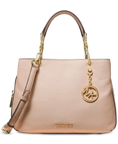 Michael Kors Lillie Pebble Leather Satchel 